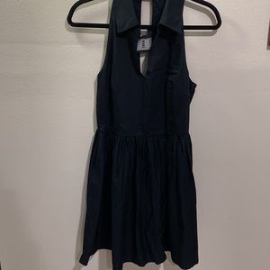 ASOS COLLARD COTTON WOMEN SLEEVELESS DRESS-SIZE 8